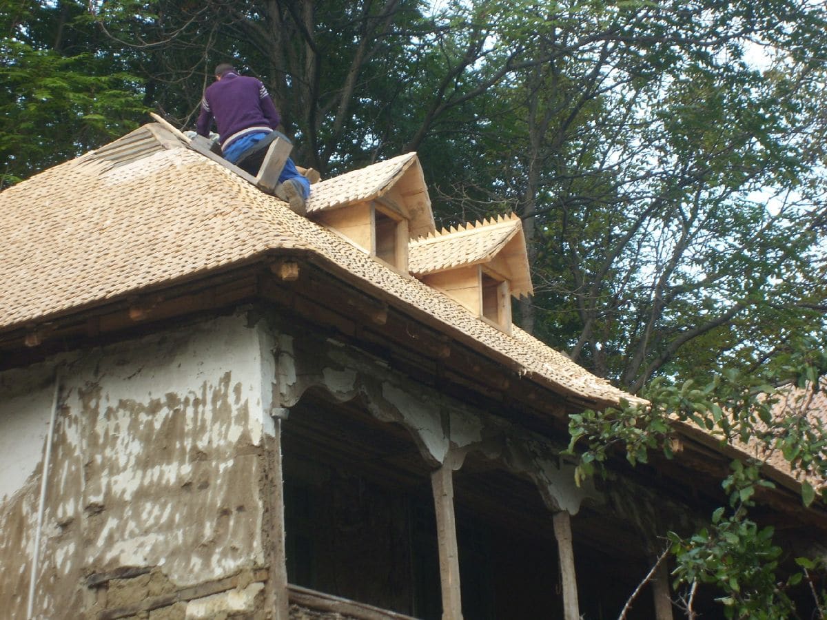 Montare șindrilă - Casa Măntescu, Ruginoasa