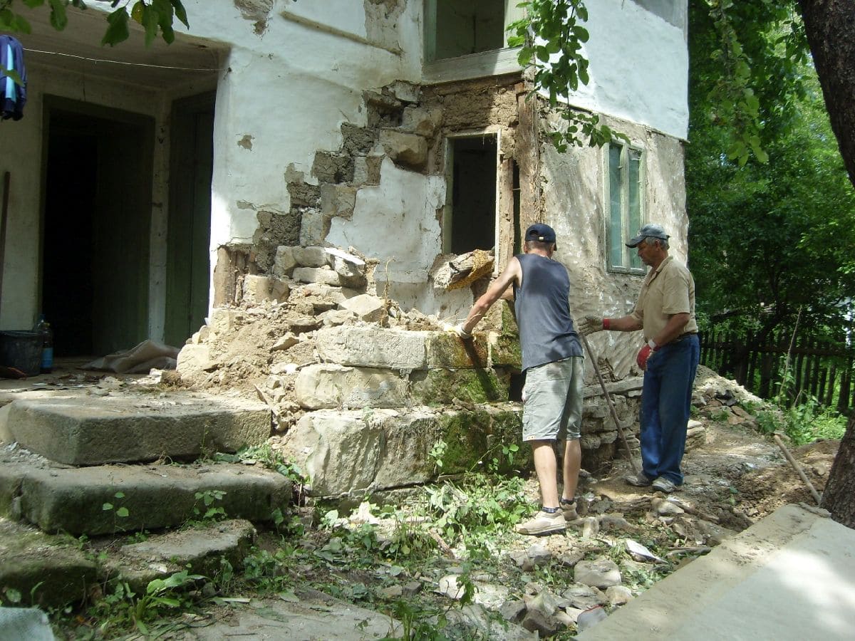 Restaurare scară piatră - Casa Măntescu