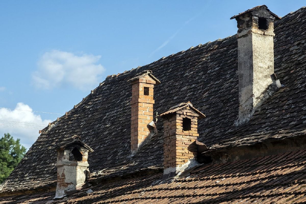 Acoperiș țiglă ceramică casa săsească Villa Rihuini, Richiș