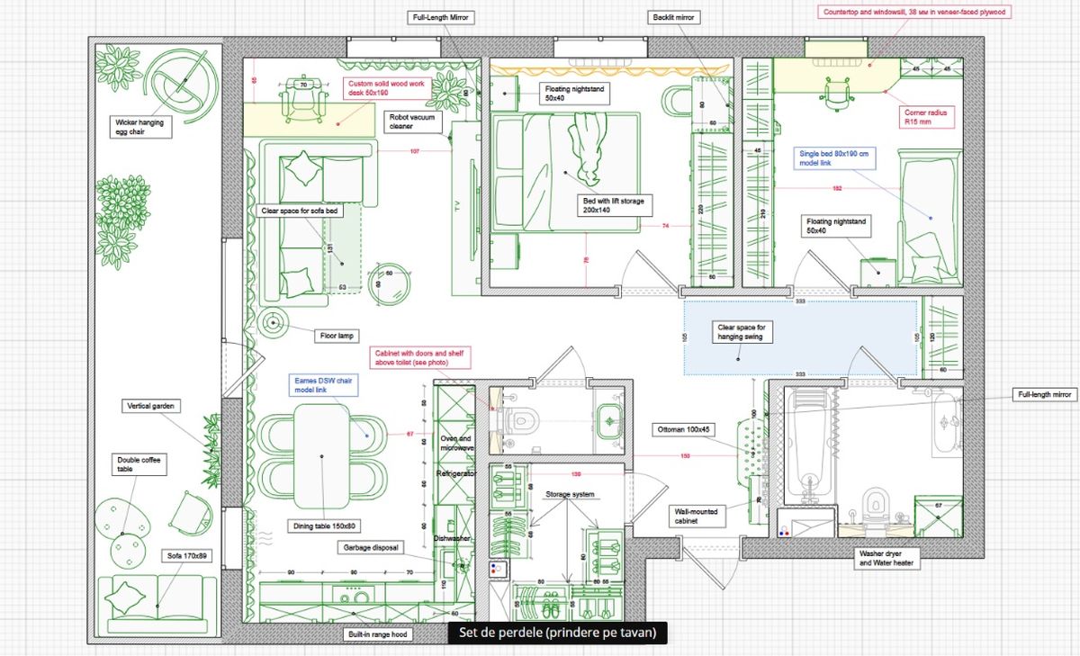 Renovarea unui apartament: checklist pentru planificarea lucrărilor 4 Planificare renovare apartament - mobilare